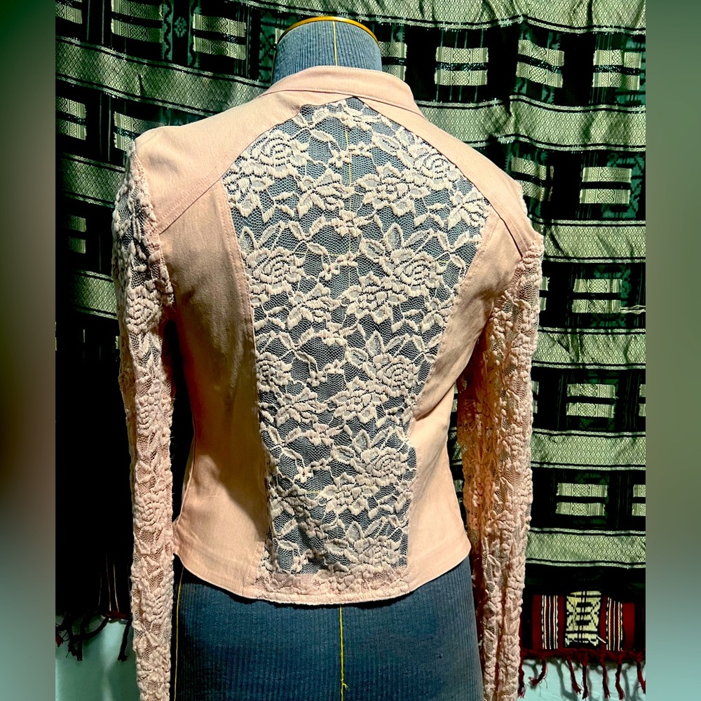 Pink Material Girl lace jacket